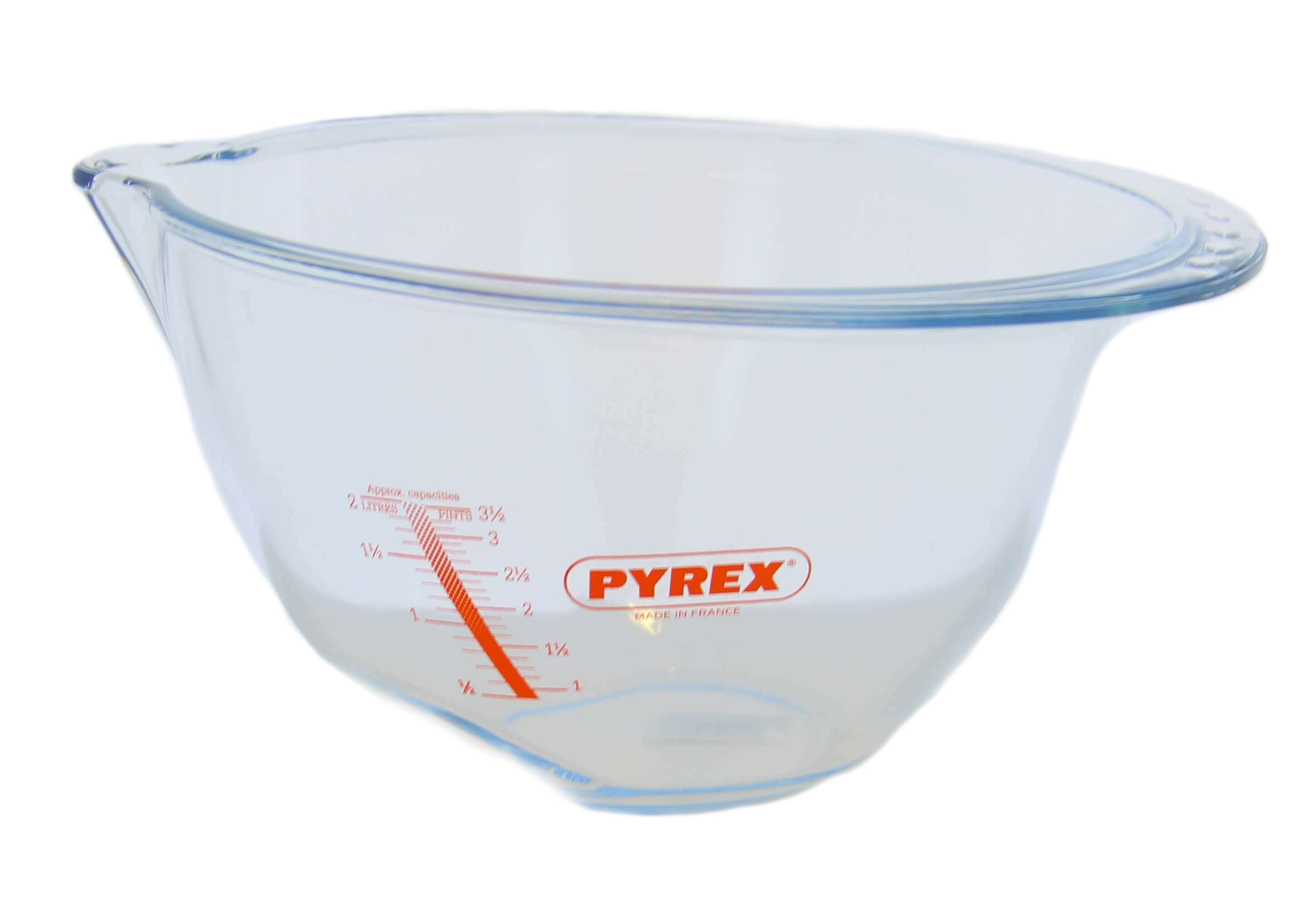 Acheter Pyrex Saladier verre avec bec verseur et intérieur gradué 30cm