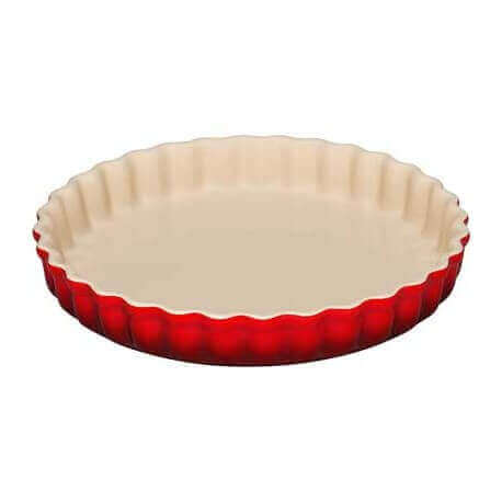 Plat à four rond en céramique de 20,3 cm avec poignée, plat de cuisson pour  tartes, tartelettes, quiches, cocottes et plus enc[321]